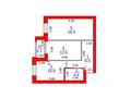 2-комнатная квартира · 56.8 м² · 5/5 этаж, мкр Новый Город, Анжерская — Академия "Болашак", Карагандинский экономический университет Казпотребсоюза, Колледж Экономики Бизнеса и Права за 18.5 млн ₸ в Караганде, Казыбек би р-н — фото 3