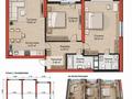 3-комнатная квартира · 77.57 м² · 8/12 этаж, мкр Акжар, Белжайлау 47а — пр Абая ~пр Алатау за 55 млн ₸ в Алматы, Наурызбайский р-н — фото 2