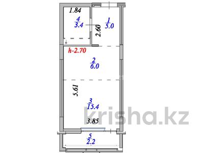 1-комнатная квартира · 32 м² · 4/9 этаж, А102 11/1 за 12.5 млн 〒 в Астане, Сарайшык р-н