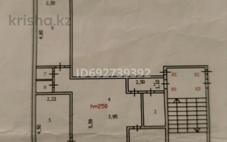 3-комнатная квартира, 54.7 м², 5/5 этаж, Жидебай Батыра 7 за 15.5 млн 〒 в Балхаше — фото 2