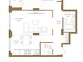 2-бөлмелі пәтер · 70.7 м² · 2/18 қабат, Достык — БЕЗ КОМИССИЙ ВЫБОР ЭТАЖА, бағасы: ~ 51.4 млн ₸ в Астане — фото 5