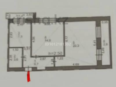 2-комнатная квартира · 56.7 м² · 2/9 этаж, ул. Академика Бектурова 52/1 за 22.9 млн 〒 в Павлодаре
