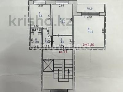 2-комнатная квартира · 52 м² · 6/10 этаж, Сатпаева 7 — Возле 24 школы за 17 млн 〒 в Экибастузе