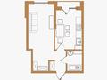 2-бөлмелі пәтер · 38.01 м² · 6/6 қабат, Мкр. Кайрат уч. 377, бағасы: 23 млн ₸ в Алматы, Медеуский р-н — фото 3