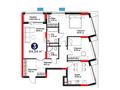 3-бөлмелі пәтер · 94.34 м², Турар Рыскулова 18/6, бағасы: ~ 78.8 млн ₸ в Астане, Есильский р-н — фото 3