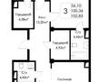 3-бөлмелі пәтер · 104 м² · 8/12 қабат, Володарского 25/1 — Айтеке Би, бағасы: 50 млн ₸ в Шымкенте
