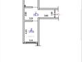 2-комнатная квартира · 46 м² · 3/9 этаж, мкр Кайрат, Сыбызгы за 23 млн ₸ в Алматы, Турксибский р-н