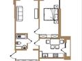 2-комнатная квартира · 56.4 м² · 6/6 этаж, мкр Кайрат 377 — Семиречье за 29.5 млн ₸ в Алматы, Турксибский р-н — фото 6