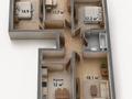 4-бөлмелі пәтер · 83 м² · 1/5 қабат, мкр Айнабулак-4 166, бағасы: 62.5 млн ₸ в Алматы, Жетысуский р-н — фото 26