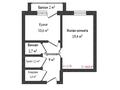 1-бөлмелі пәтер · 46.8 м² · 3/9 қабат, 4 микрорайон, бағасы: 12.5 млн ₸ в Актобе — фото 14