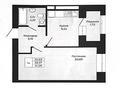 1-бөлмелі пәтер · 41.9 м² · 5/9 қабат, Шамши калдаяков 32, бағасы: 19.5 млн ₸ в Астане, Сарайшык р-н — фото 2