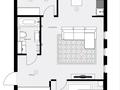 3-бөлмелі пәтер · 75.3 м² · 2/3 қабат, Карасай Батыра, бағасы: 59.9 млн ₸ в Туздыбастау (Калинино) — фото 12