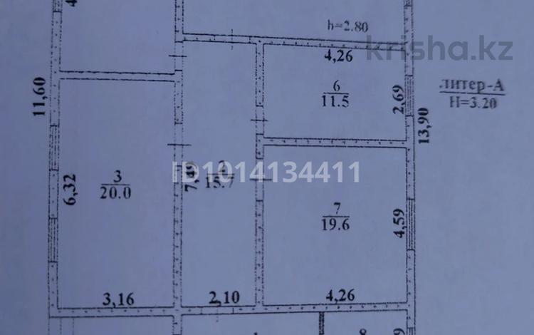 Отдельный дом · 4 комнаты · 130 м² · 4 сот., Кенесары хан 6770 за 39 млн ₸ в Кемертогане — фото 2