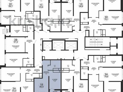 1-бөлмелі пәтер · 40.4 м² · 17/22 қабат, Үркер, Казыбек би 19а, бағасы: 24 млн ₸ в Астане, Нура р-н