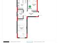2-комнатная квартира · 68.3 м² · 6/12 этаж, Е-429 26 за 39.5 млн ₸ в Астане, Нура р-н — фото 3
