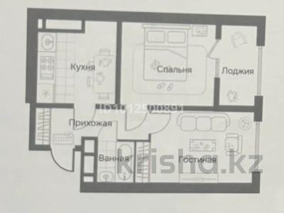 2-бөлмелі пәтер · 53 м² · 5/12 қабат, мкр Алгабас, Омарова 1, бағасы: 31 млн ₸ в Алматы, Алатауский р-н