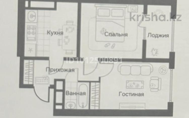 2-бөлмелі пәтер · 53 м² · 5/12 қабат, мкр Алгабас, Омарова 1, бағасы: 31 млн ₸ в Алматы, Алатауский р-н — фото 2