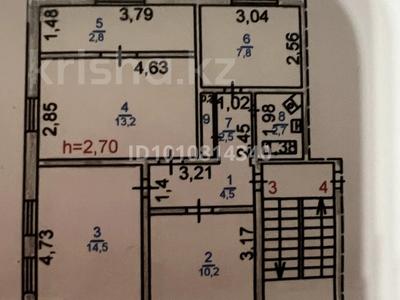 3-бөлмелі пәтер · 58.4 м² · 2/2 қабат, Мира 16 — Перекресток Мира-Гагарина, бағасы: 16.5 млн ₸ в Жезказгане