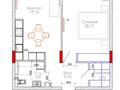 2-бөлмелі пәтер · 50 м² · 1/4 қабат, мкр Ак Шагала, Мкр. Ак Шагала 7, бағасы: 34 млн ₸ в Атырау — фото 6