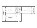 2-бөлмелі пәтер · 82.5 м² · 4/9 қабат, Г. Каирбекова, бағасы: 43 млн ₸ в Костанае — фото 4