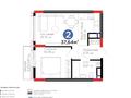 1-комнатная квартира · 37.64 м² · 6/9 этаж, Шайден Даулетова 2 за 21 млн 〒 в Атырау — фото 5