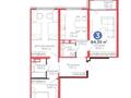 3-бөлмелі пәтер · 84.35 м² · 9/12 қабат, Казыбек би 23, бағасы: 45.5 млн ₸ в Астане, Нура р-н — фото 7