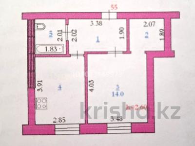 1-бөлмелі пәтер · 39.1 м² · 1/9 қабат, Қонаев 1/7, бағасы: 13 млн ₸ в Актобе, мкр. Курмыш