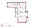 4-комнатная квартира · 143 м² · 2/6 этаж, Толеметова за 103 млн ₸ в Шымкенте, Абайский р-н