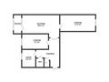 3-бөлмелі пәтер · 59.7 м² · 5/6 қабат, Качарская улица, бағасы: 18 млн ₸ в Рудном — фото 2