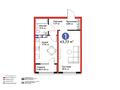 1-бөлмелі пәтер · 43.7 м² · 4/6 қабат, Дарабоз, Бауыржана Момышулы, бағасы: 32.9 млн ₸ в Алматы, Алатауский р-н