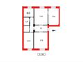 4-бөлмелі пәтер · 86.3 м² · 1/3 қабат, Пр. Строителей 34, бағасы: 12.5 млн ₸ в Темиртау — фото 2