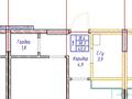 1-бөлмелі пәтер · 40 м² · 7/12 қабат, Н. Тлендиева 52, бағасы: 18 млн ₸ в Астане, Сарыарка р-н — фото 4
