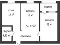 2-комнатная квартира · 62 м² · 2/7 этаж, мкр. Алтын орда за 28 млн ₸ в Актобе — фото 8