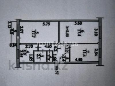 3-комнатная квартира · 64 м² · 3/5 этаж, Казахстан — возле библиотеки Пушкина за 23.5 млн ₸ в Усть-Каменогорске