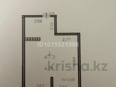 2-бөлмелі пәтер · 47.3 м², Ақбұлақ ш/а., Момышулы 100 — Алматы арена, бағасы: 25.5 млн ₸ в Алатауский р-н