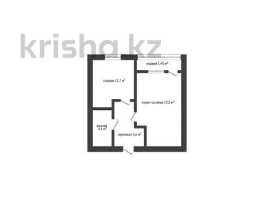 2-бөлмелі пәтер · 44.5 м² · 2/9 қабат, коктем 5/5, бағасы: 17 млн ₸ в Кокшетау