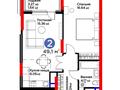 2-бөлмелі пәтер · 49.1 м² · 15 қабат, Туран 57/1, бағасы: 42 млн ₸ в Астане, Нура р-н — фото 21