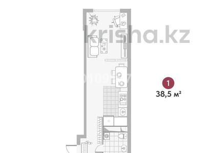 1-бөлмелі пәтер · 38.4 м² · 6/12 қабат, Ақбұлақ ш/а., Момышулы 100 — Напротив Almaty arena, бағасы: 21 млн ₸ в Алматы, Алатауский р-н