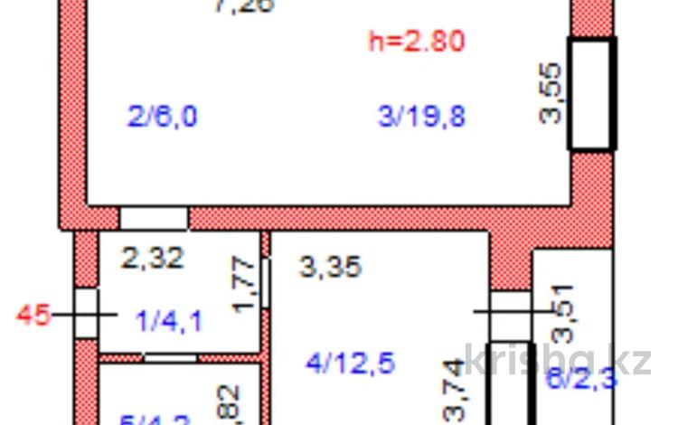 2-комнатная квартира · 48.9 м² · 1/5 этаж, Ауэзова 207 за 14 млн 〒 в Кокшетау — фото 2