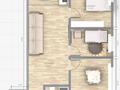 3-комнатная квартира · 74 м² · 8/9 этаж, мкр Кайрат, Сыбызгы 100 за 33.5 млн ₸ в Алматы, Турксибский р-н — фото 4