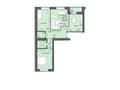 3-бөлмелі пәтер · 87.2 м² · 4/9 қабат, Микрорайон Береке — ТРЦ Плаза, бағасы: 52 млн ₸ в Костанае — фото 3