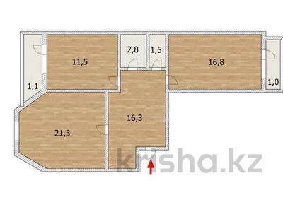 2-комнатная квартира, 72 м², 7/10 этаж, Майлина 8 за 25.9 млн 〒 в Астане