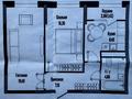 2-бөлмелі пәтер · 56.56 м² · 19/21 қабат, Бухар Жырау 12/3, бағасы: 45.5 млн ₸ в Астане, Есильский р-н — фото 3