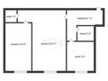 2-комнатная квартира · 46 м² · 1/5 этаж, 11-й микрорайон, Уалиханова — Ул. Уалиханова, район школы №40, №43 за 150 000 ₸ в Шымкенте, Енбекшинский р-н