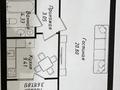 1-комнатная квартира · 44 м² · 8/9 этаж, Шамши Калдаяков 53 за 26.2 млн ₸ в Астане, Сарайшык р-н — фото 2