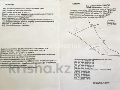 Участок · 430 соток, Айша биби — Вдоль трассы Западная европа западный Китай в районе с Айшабии 4-3034 гектар земельный участок Сельхоз назначение вода , газ, электричество рядом за 13 млн ₸ в Айша-Биби