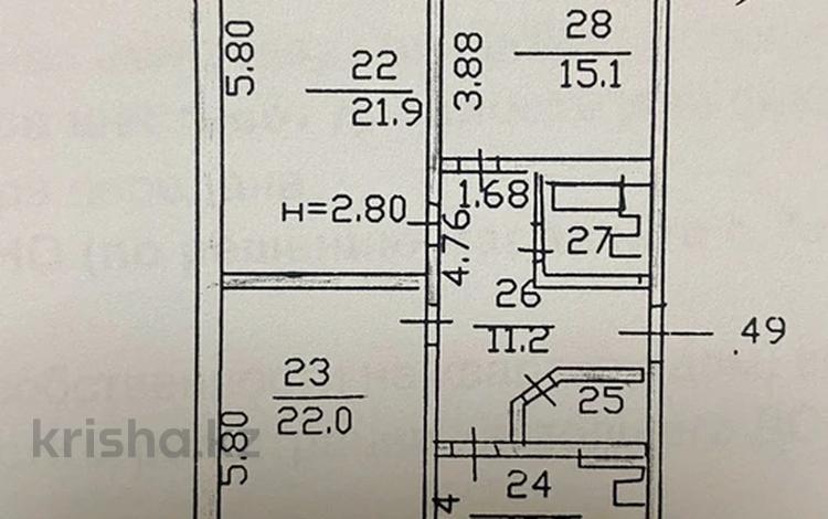 3-комнатная квартира, 93 м², 5/9 этаж, мкр Кулагер за 40.5 млн 〒 в Алматы, Жетысуский р-н — фото 2