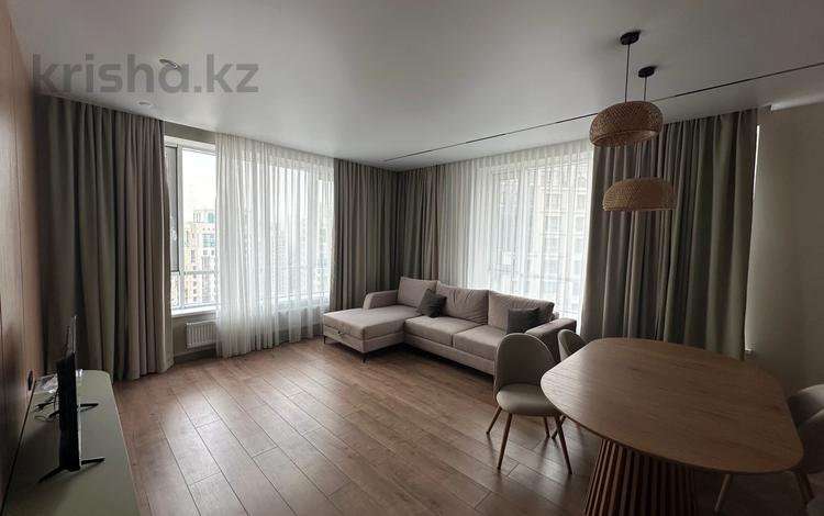 3-комнатная квартира · 80 м² · 18/21 этаж, Аль-Фараби 27 — Сейфуллина за 850 000 〒 в Алматы, Бостандыкский р-н — фото 2