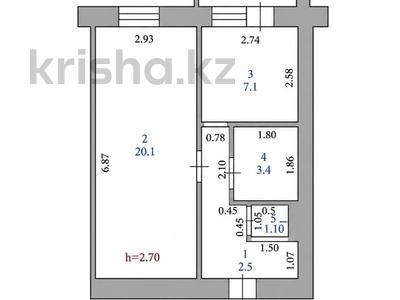 1-комнатная квартира · 39.3 м² · 9/10 этаж, мкр 5, Алия Молдагулова 11а за 14.5 млн ₸ в Актобе