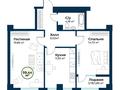 2-бөлмелі пәтер · 59.44 м², Мустафы Шокая 229/10, бағасы: ~ 30.9 млн ₸ в Шымкенте, Каратауский р-н — фото 3